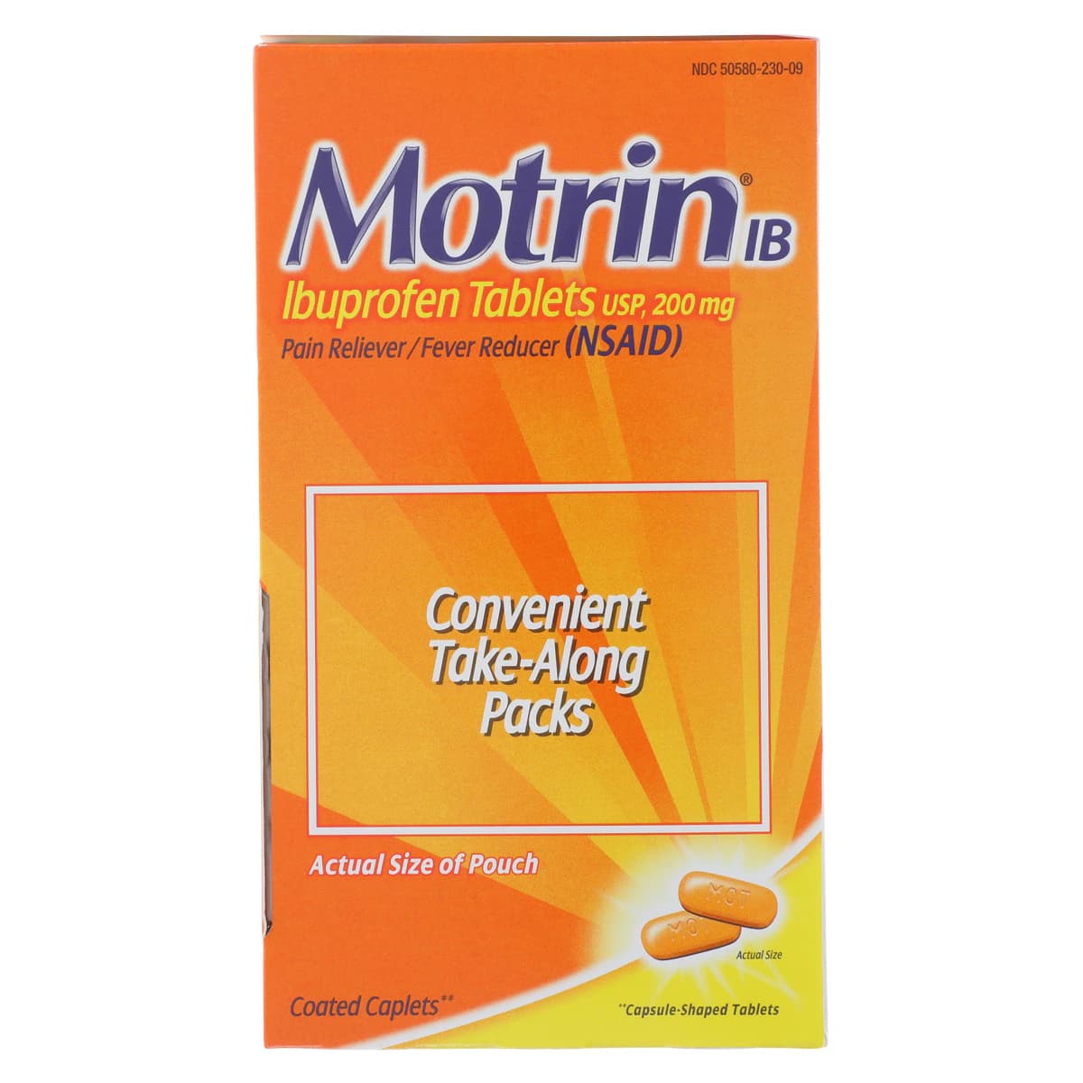 Motrin IB Tablets, 200mg, NSAID, 50x2/Box thumbnail 5