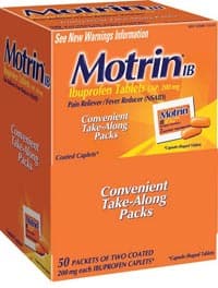 Motrin IB Tablets, 200mg, NSAID, 50x2/Box - Motrin IB Tablets Indus Pack - Image 1