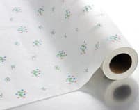 Graham Medical Exam Table Paper, Smooth, Wildflower Print, 18 in x 225 ft, 12/Case - Table Paper Smooth Wildflower - Image 1