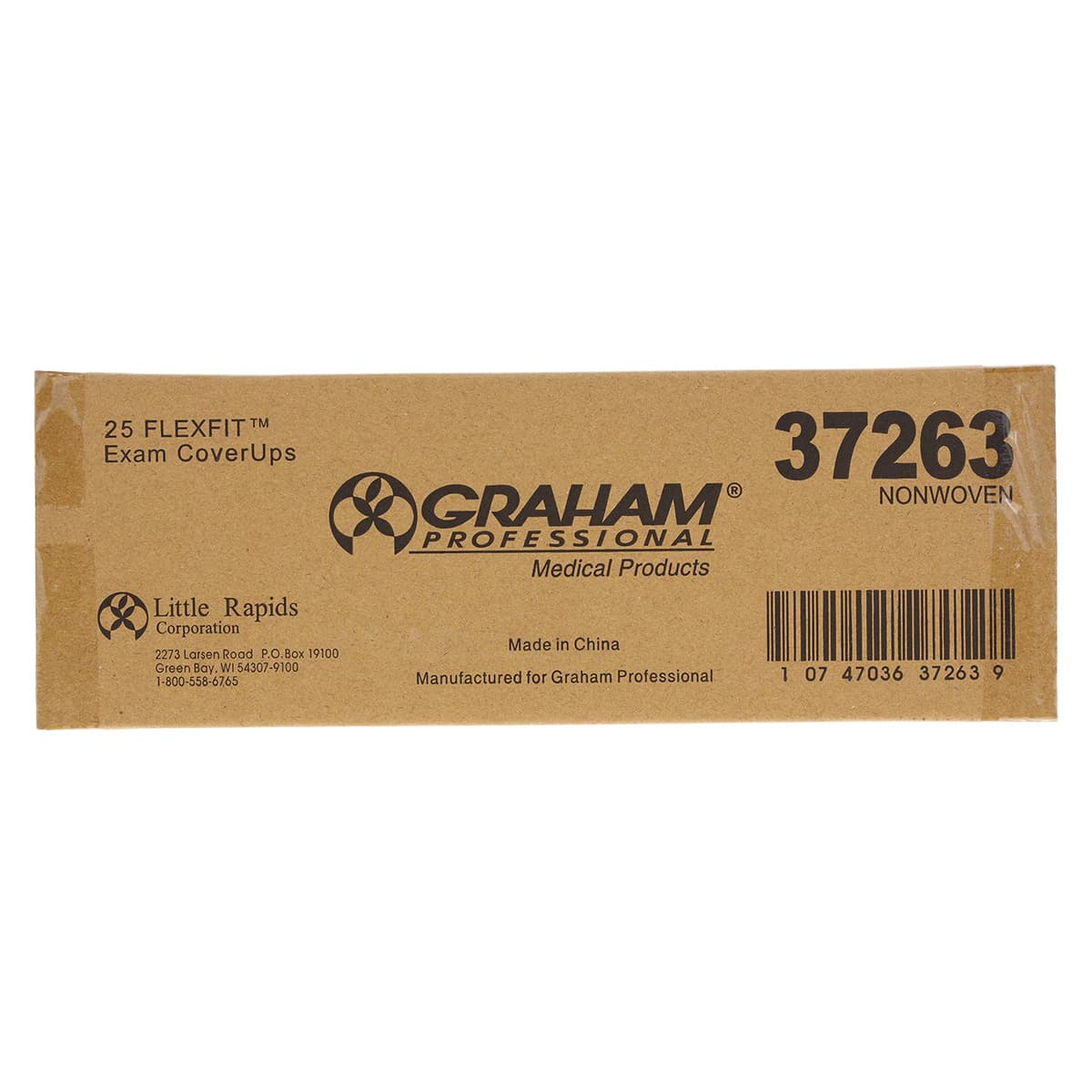 Graham Medical FlexFit Exam Cover-Up, Non-Woven, Blue, Disposable, 25/Case thumbnail 3