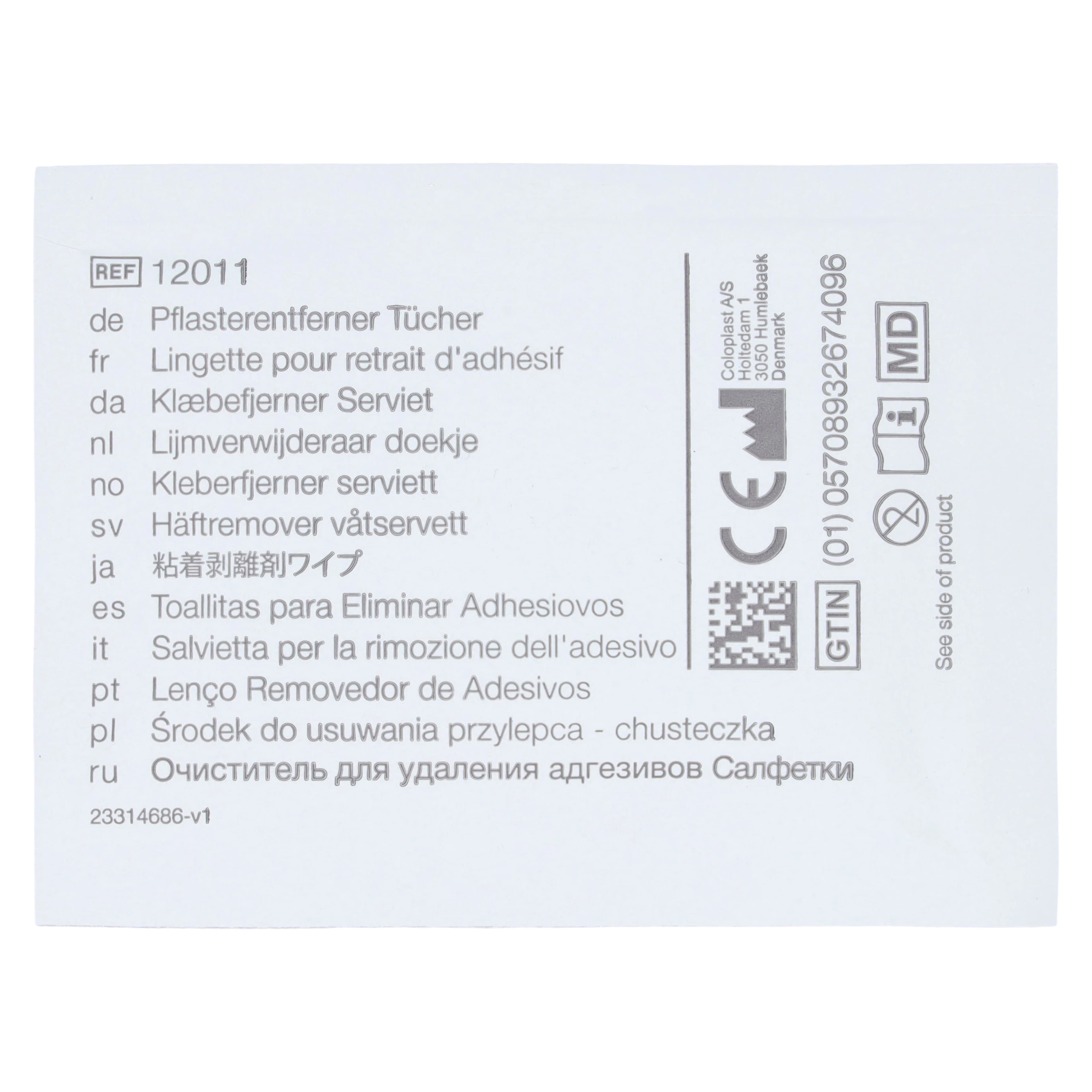 Coloplast Brava Adhesive Remover Wipes thumbnail 4