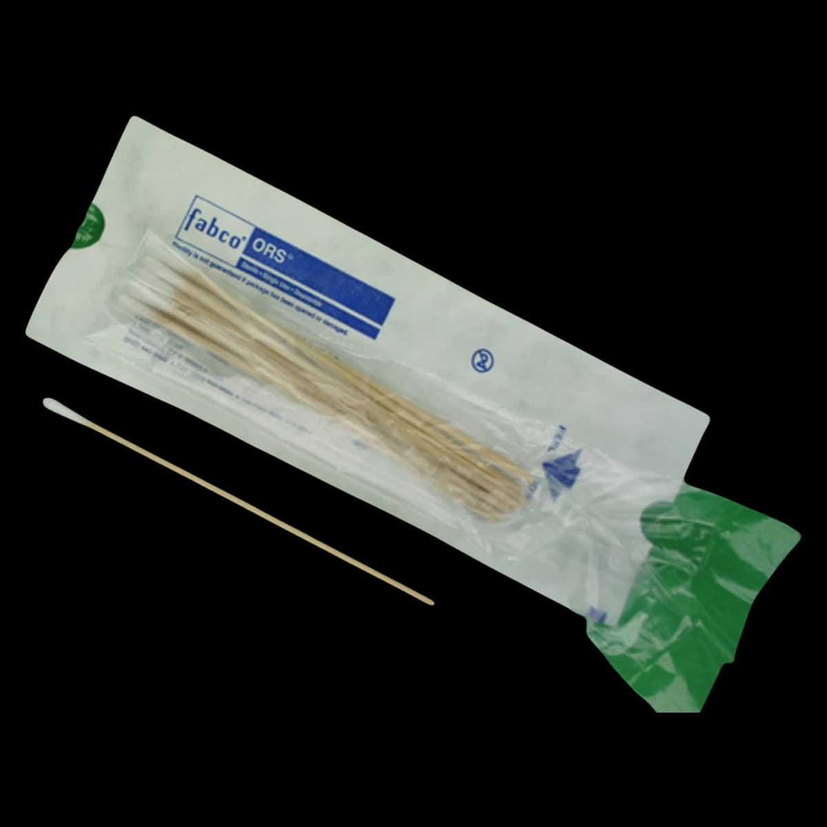 First Aid Research Sterile Cotton-Tipped Applicators, Wood, 3 in, 500/Case (50x10) - Applicator Cotton Tip Wood ST - Image 1