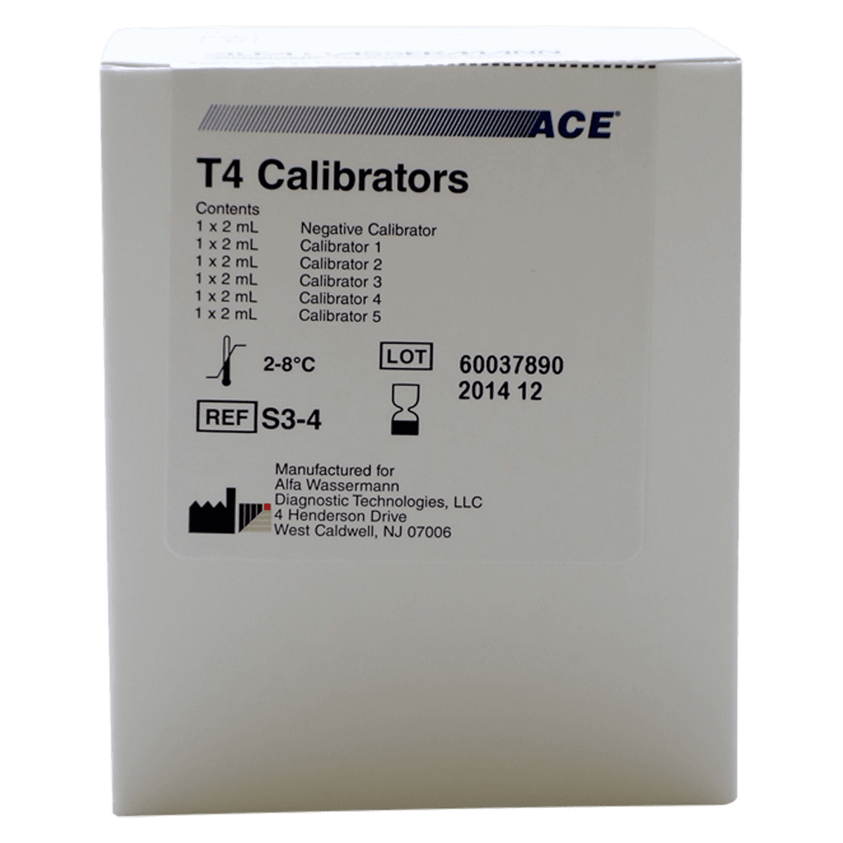 ACE T4 Thyroxine Calibrator for Analyzer, 6x2mL, Liquid - T4 Calibrator - Image 1