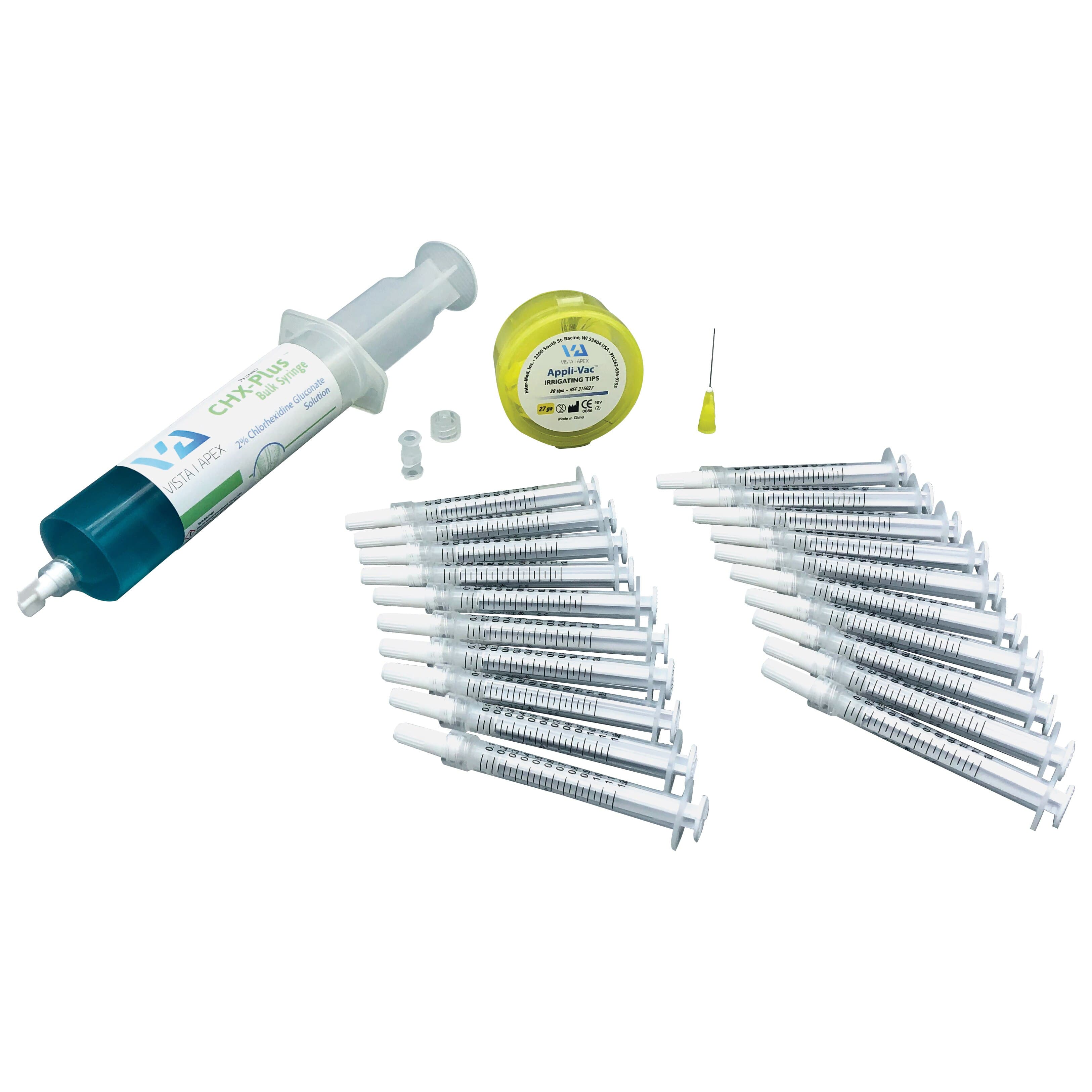 Vista Apex CHX-Plus 2% Chlorhexidine Gluconate 30mL Bulk Syringe Kit, 503400 thumbnail 2