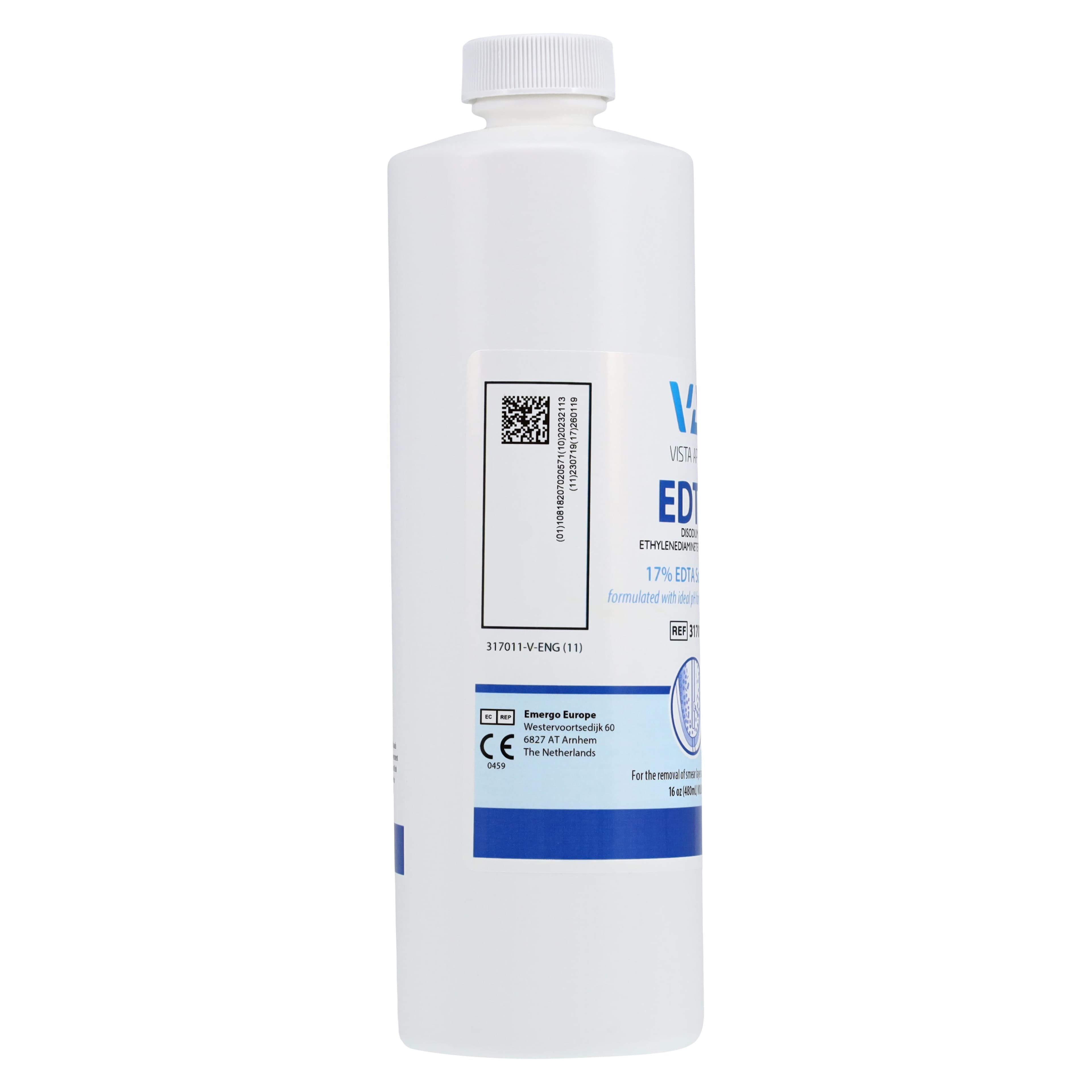 Vista Apex EDTA 17% Aqueous Chelating Agent, 16 oz (480 mL) Bottle, 317011 thumbnail 4