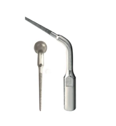Vista Apex Piezo Ultrasonic Endo Tip GE20D, Diamond-Coated, EMS Thread Style, 20mm, 502301 - Ultrasonic Endo Tip Diamond Coat GE20D Metric/EMS - Image 1