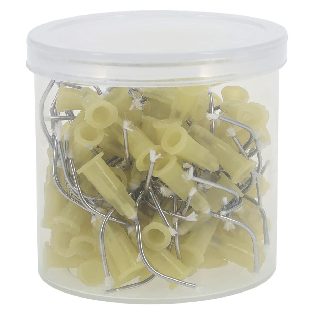 Stat-Flo Hemostatic Pre-Bent Brush Tips, 19 Gauge, Yellow, 500/Pk, 312105 thumbnail 4