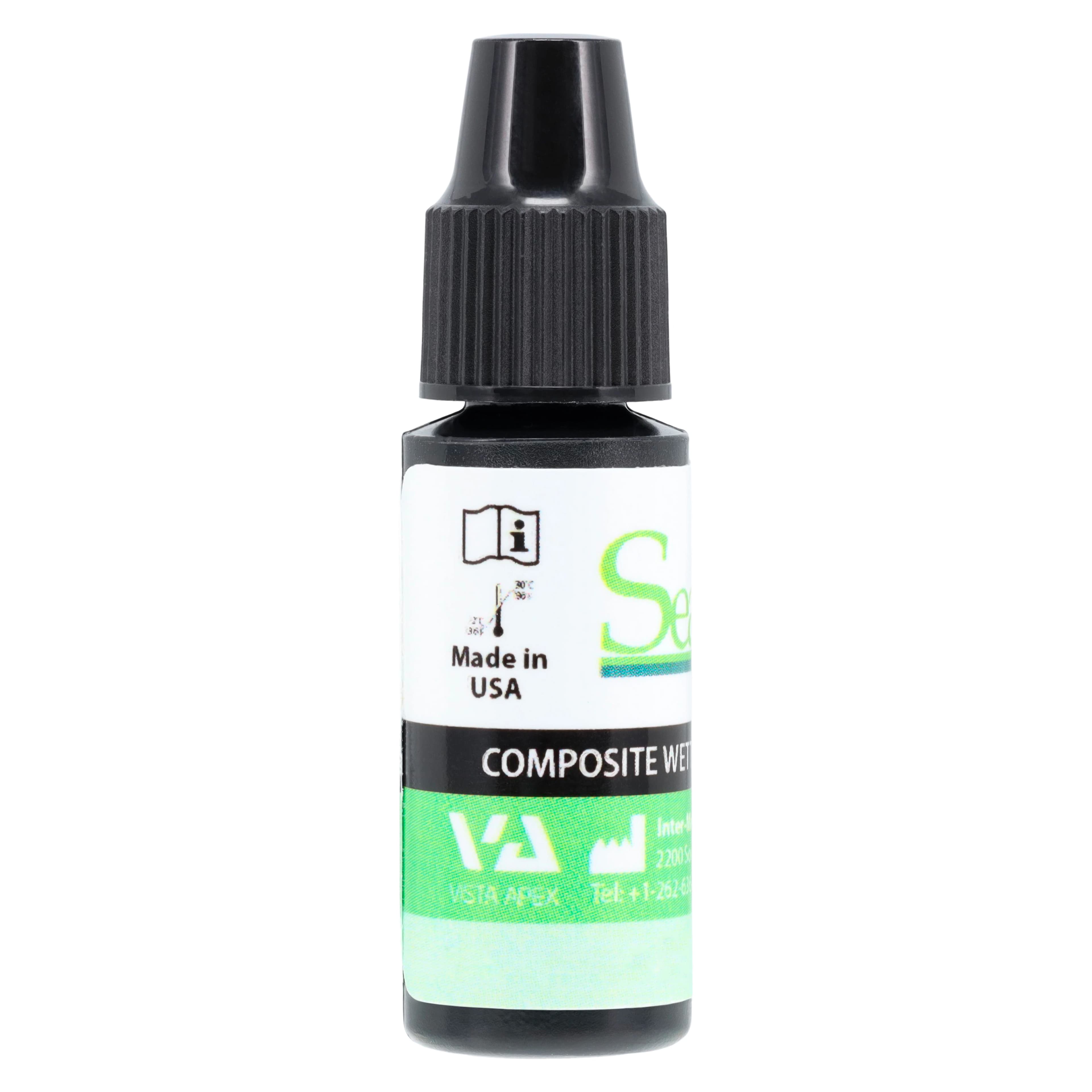 Vista Apex Seamfree Composite Wetting Resin & Lubricant, 3mL Bottle Kit with Single-Cavity Well and 25 Applicators, #90027 thumbnail 4