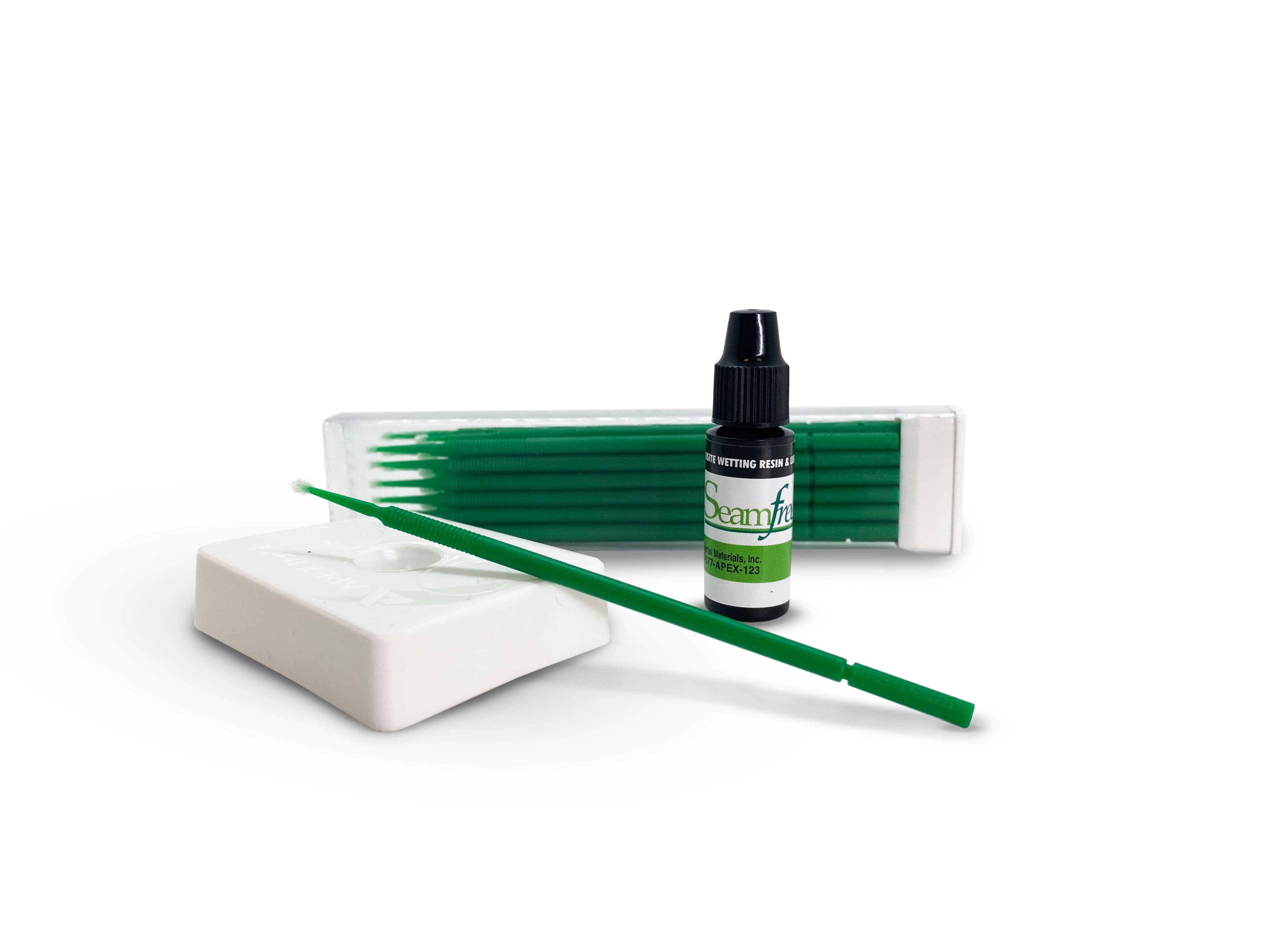 Vista Apex Seamfree Composite Wetting Resin & Lubricant, 3mL Bottle Kit with Single-Cavity Well and 25 Applicators, #90027 thumbnail 2