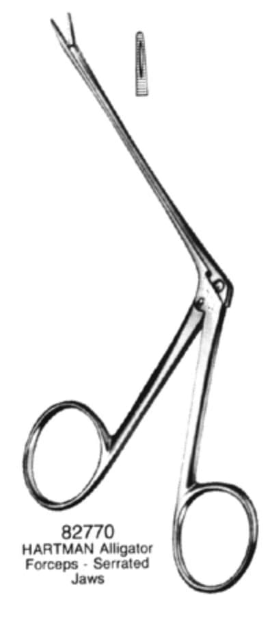 Hartman Alligator Forcep, 3-1/2" Non-Sterile, Each - Hartman Alligator Forcep - Image 1