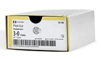 Surgigut Plain Gut Suture, 2-0, 30", C-14 Reverse Cutting 3/8 Circle Needle 24mm, Uncoated, Undyed, 36/Case - Surgigut 2/0 30 C-14 119l 36/b - Image 1