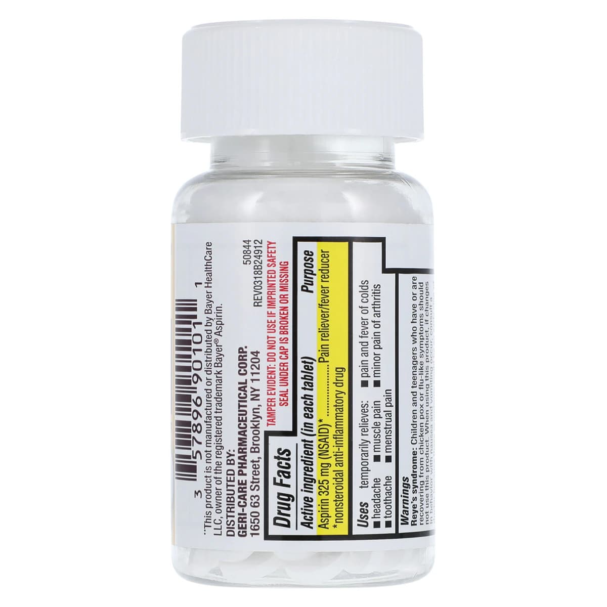 Geri-Care Aspirin Tablet, 325mg, 100/Bottle thumbnail 2