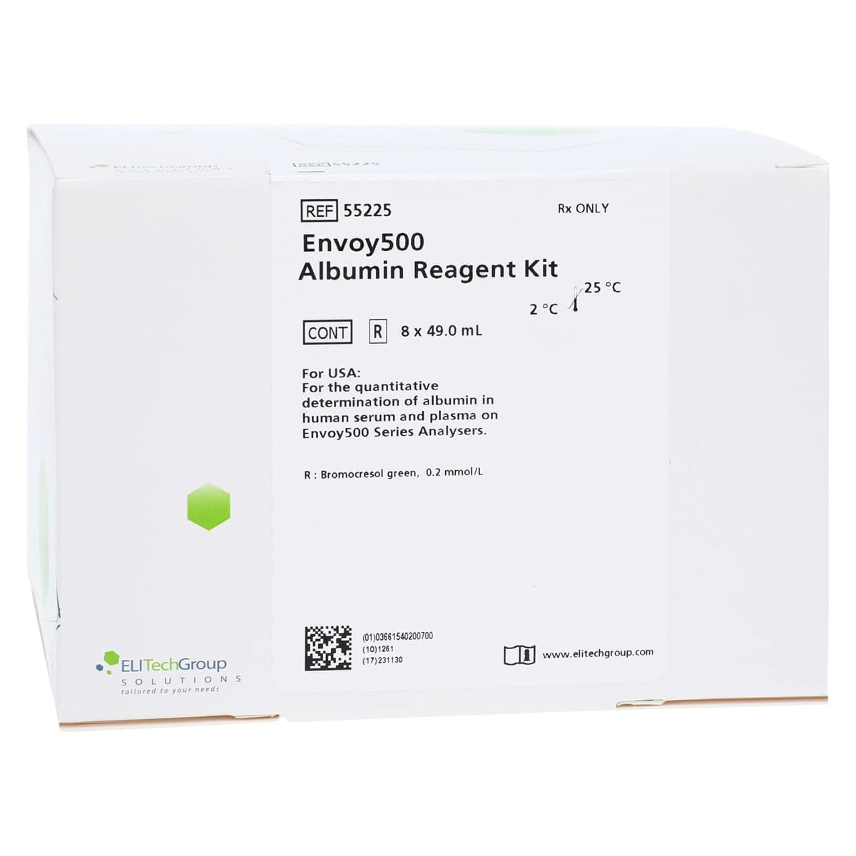 Envoy 500 Albumin (ALB) Reagent Kit, 8 x 44.7 mL, 1200 Tests - Envoy 500 Albumin Reagent - Image 1