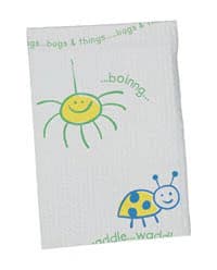 Tidi Products Exam Table Paper Bugs & Things, Crepe, Pediatric Print, 14in x 125ft, 6/Case - Exam Table Paper Bugs & Things 14in x 125ft Crepe Rolls Case of 6 - Image 1
