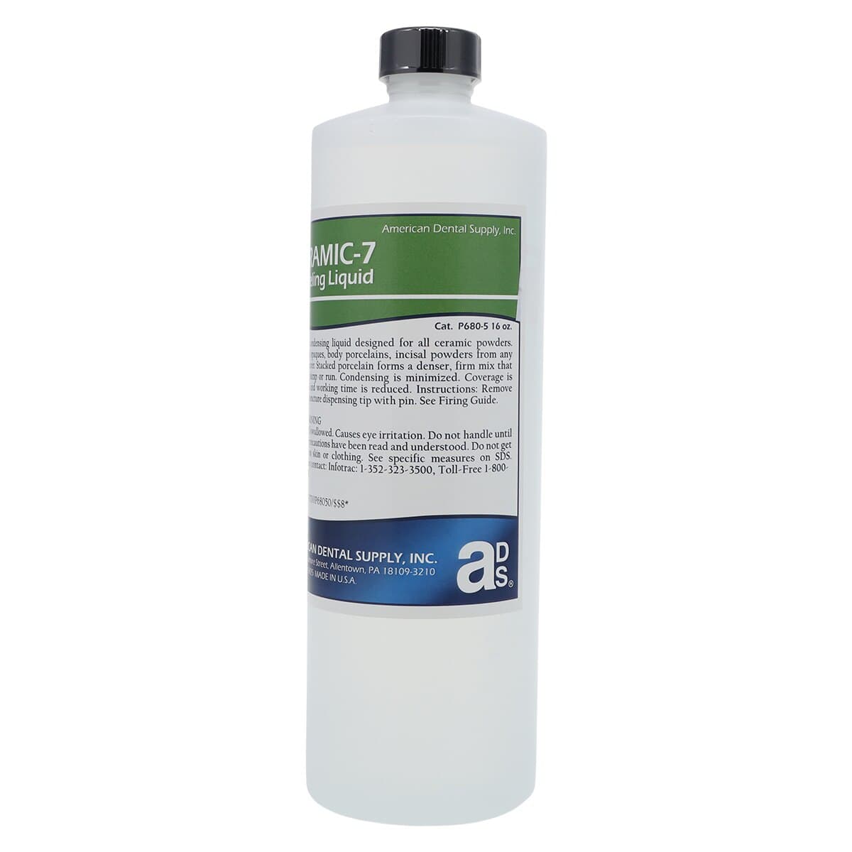 Ceramic-7 Modeling Liquid for Porcelain Build-Up, 16 oz Bottle thumbnail 2