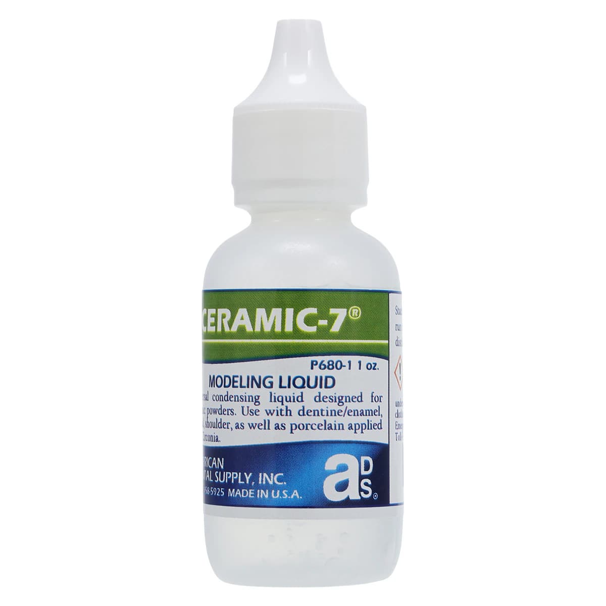 Ceramic-7 Modeling Liquid for Porcelain Build-Up, 16 oz Bottle thumbnail 4
