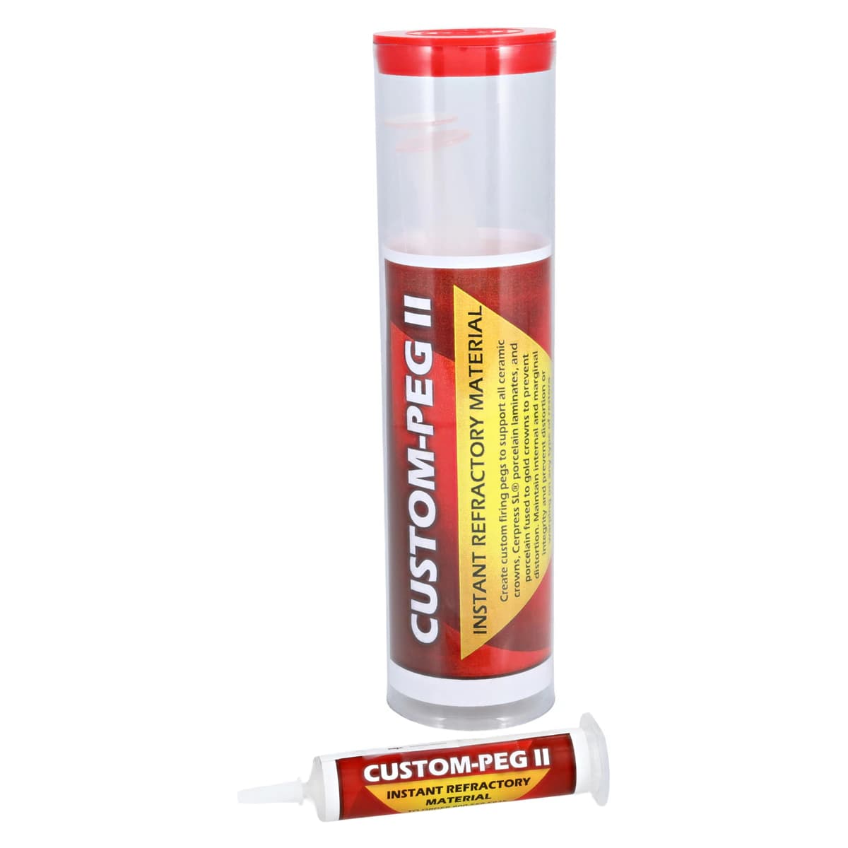 Custom Peg II Instant Refractory Material, 12cc, Pack of 3 thumbnail 2