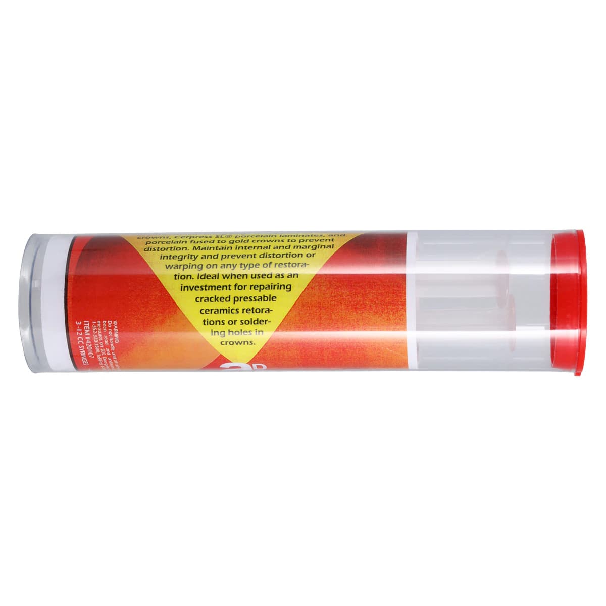 Custom Peg II Instant Refractory Material, 12cc, Pack of 3 thumbnail 7