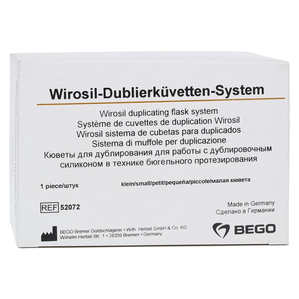 Wirosil® Duplicating Flask System, Small, 1/Pkg - Wirosil® Duplicating flask system - Image 1