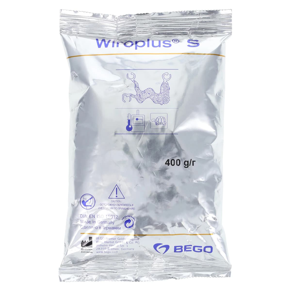 Wiroplus S Partial Denture Precision Investment Material, 400 g Packets, 45/Case thumbnail 2