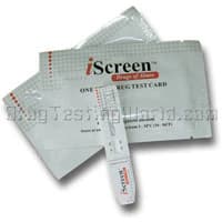 iScreen Opiate 2000 Single Dip Drug Screen Dip Card Test Kit, OPI: Opiates, 25/Box - Opiate 2000 Single Dip Dev - Image 1