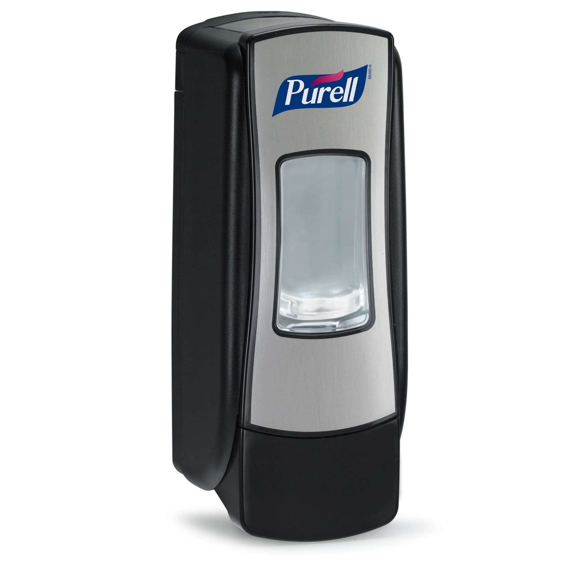 Purell ADX-7 Manual Dispenser, Chrome/Black, 01KTXKZGXR5R6CWVZ5TGQKSY07 - Purell ADX-7 Manual Dispenser Chrome/Black - Image 1