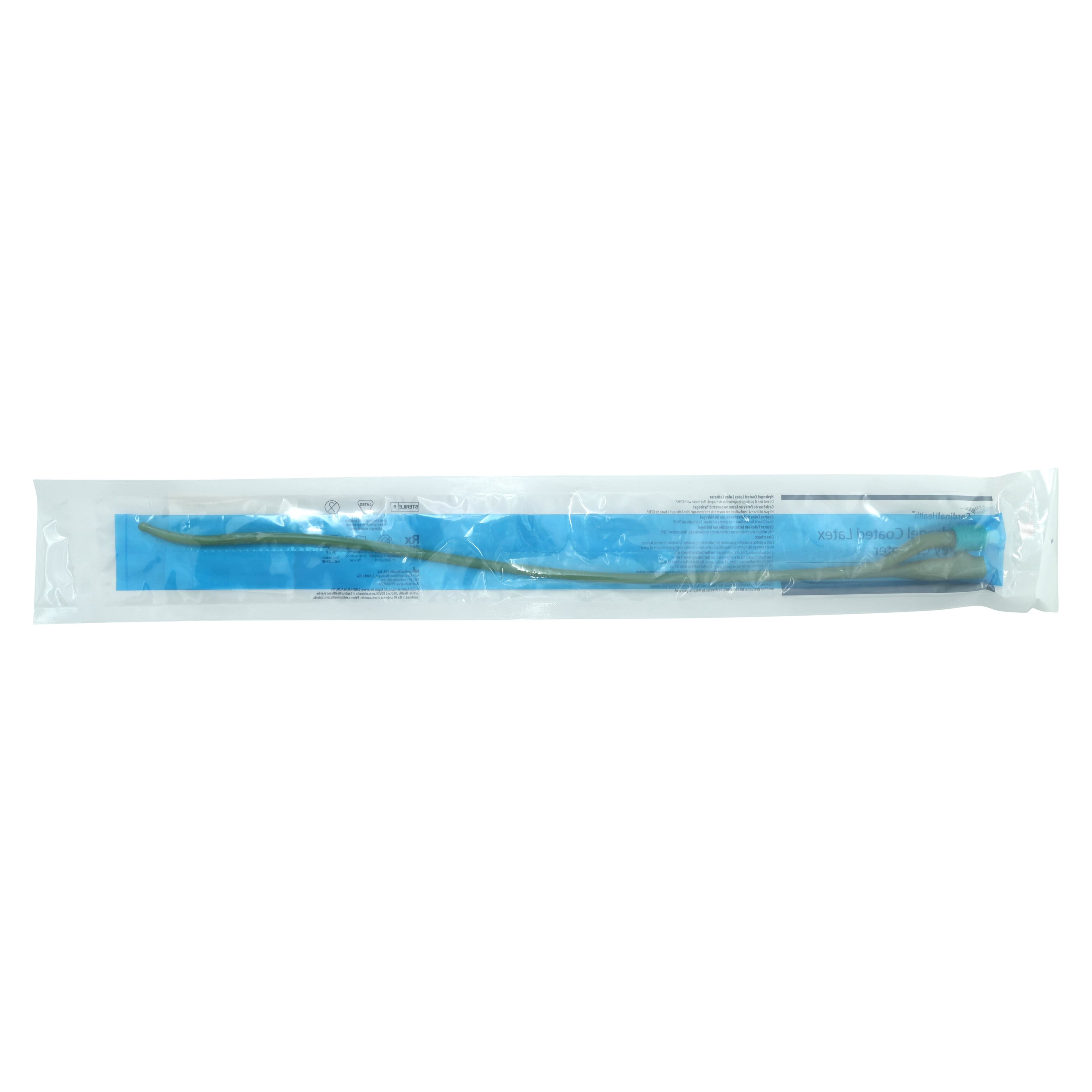 Dover Ultramer 2-Way Foley Catheter, Coude Tip, Latex, 14 Fr, 5 cc, 14FR thumbnail 3