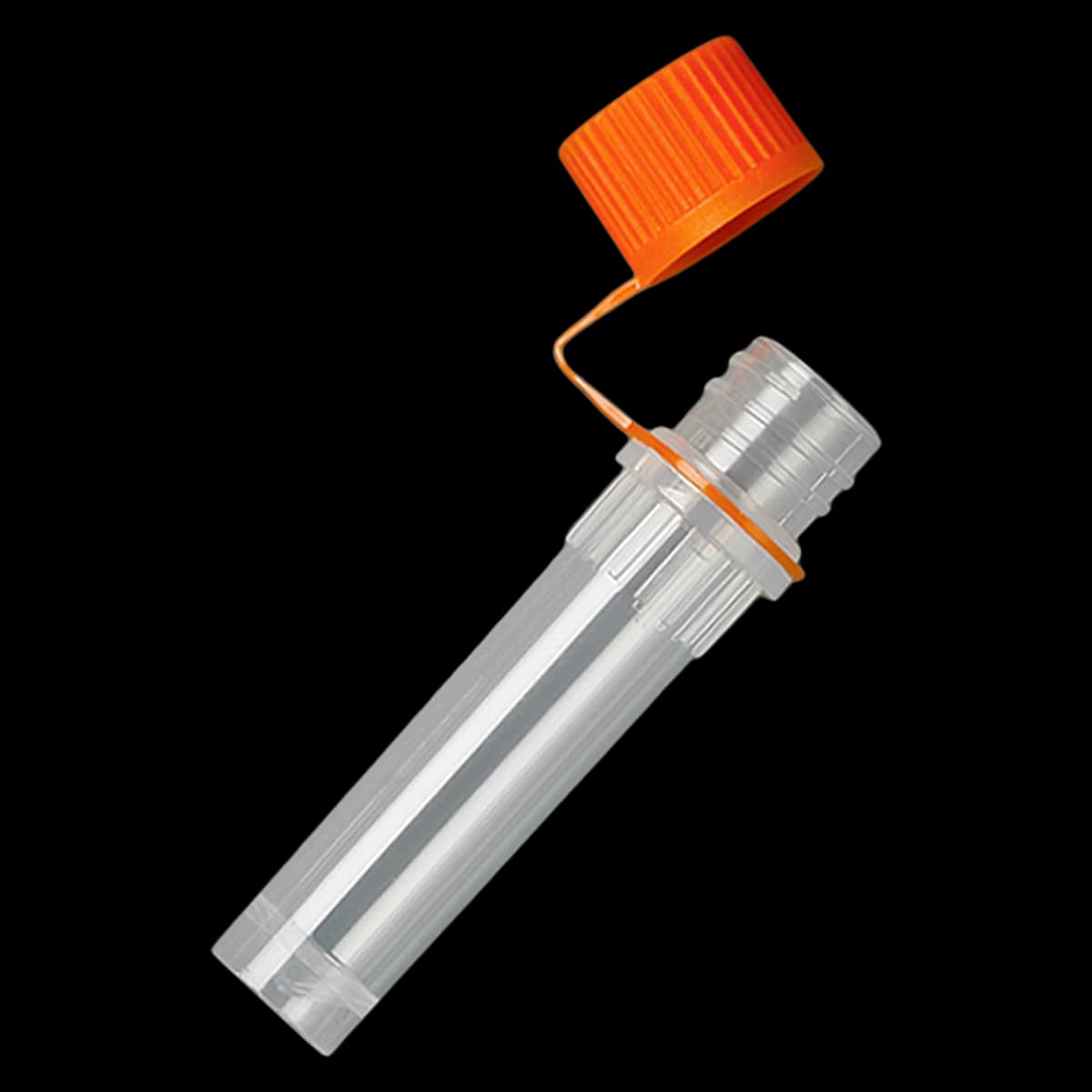 Corning Lifesciences Microcentrifuge Tube, Polypropylene, 2mL, Sterile, Screw Cap with O-Ring, Conical Bottom, Self-Standing, 500/Case - Tube Microcntrfg PP Strl 2mL - Image 1