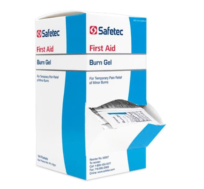 Safetec Burn Relief Gel, 0.9g Pouch, 144/Box - Burn Gel - Image 1