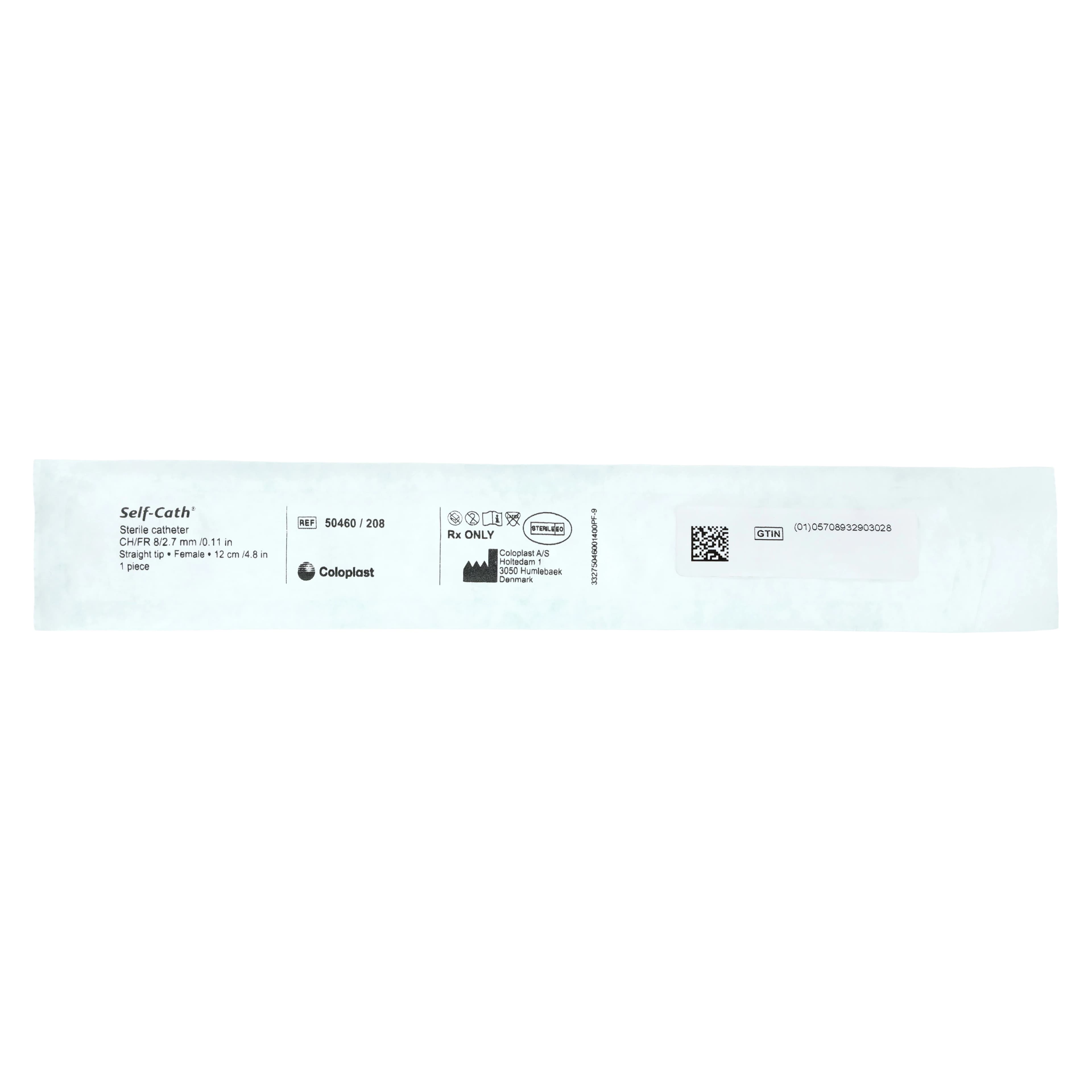 Mentor Intermittent Catheter, Straight Tip, Plastic, 8 Fr, Female Length thumbnail 2