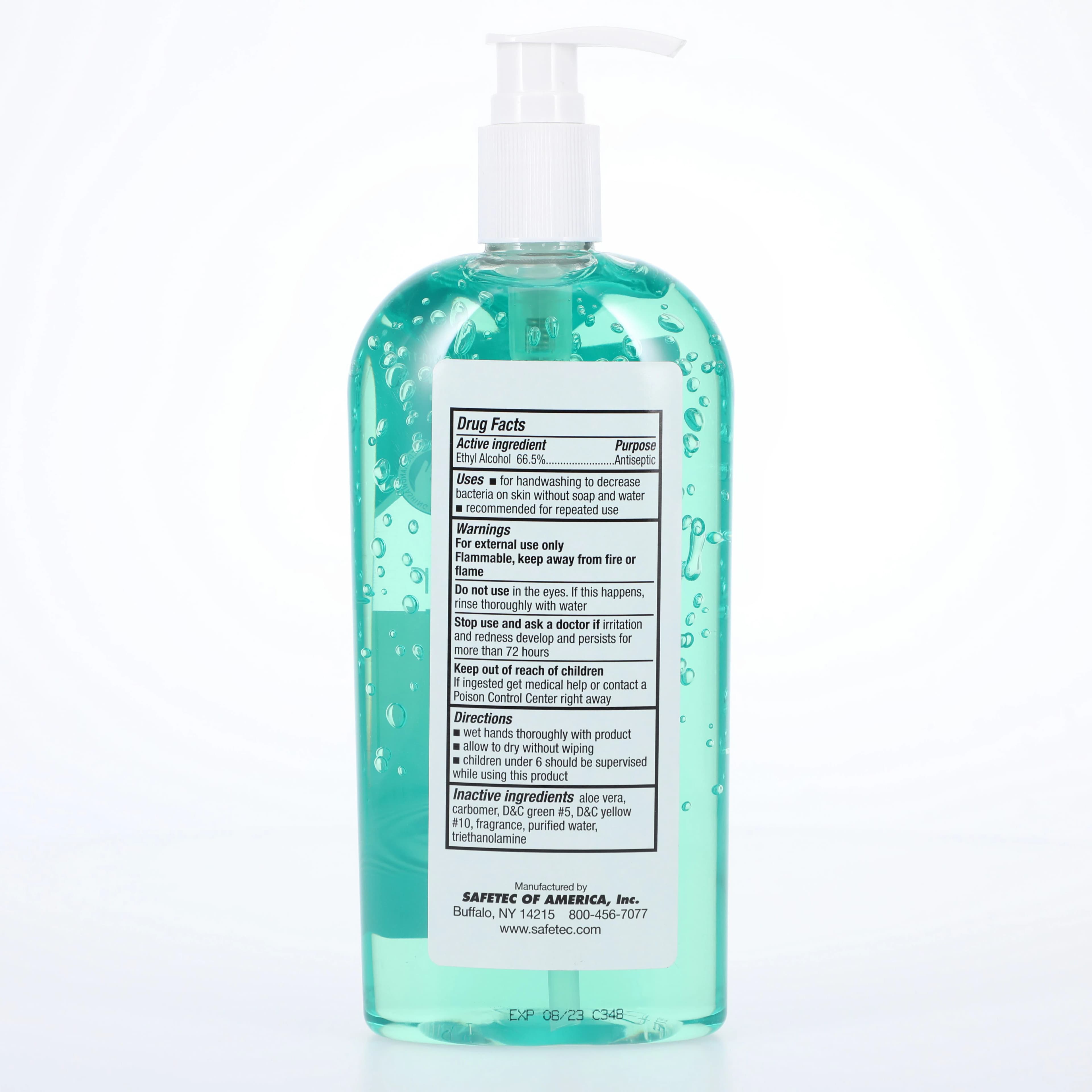 ABHC Biohand Sanitizer, 16 oz, Gel, 66.5% Ethyl Alcohol, Fresh Scent thumbnail 2