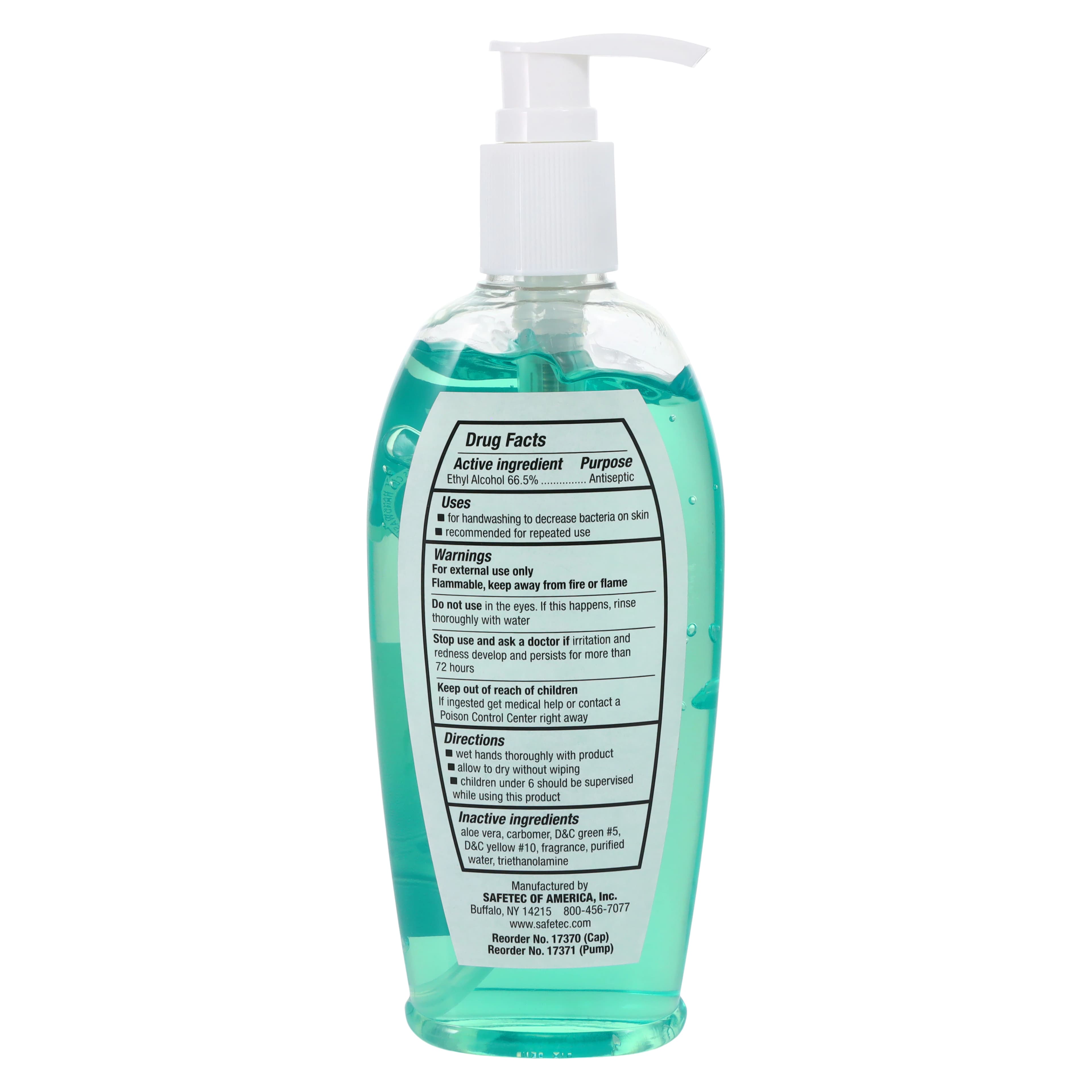 ABHC Gel Hand Sanitizer, 8 oz Bottle, 66.5% Ethyl Alcohol, Fresh Scent thumbnail 2