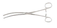 Doyen Intestinal Forceps, Curved, 9" Stainless Steel, Autoclavable - Doyen Forcep Curved - Image 1