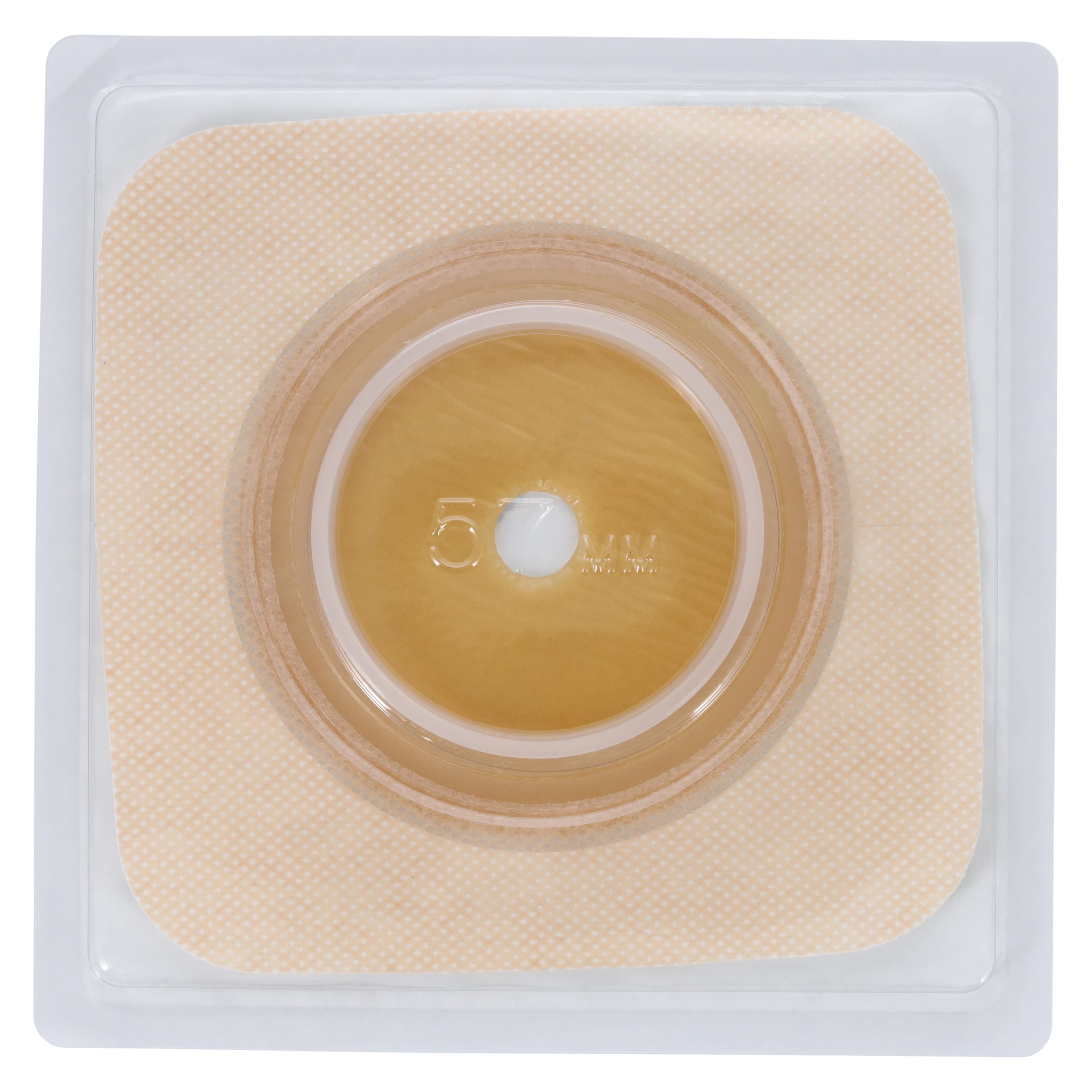 ConvaTec SUR-FIT Natura Stomahesive 2-Piece Skin Barrier, Tan, Cut-To-Fit, 5x5" (Wafer Flex 2-1/4") thumbnail 4