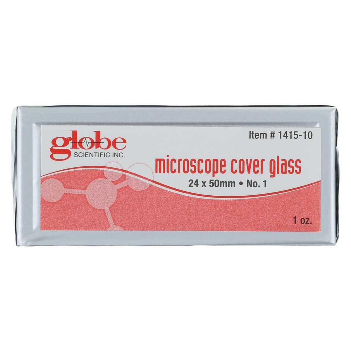 Globe Scientific Microscope Cover Glass, 24x50mm, Thickness #1, 10 per Box thumbnail 3