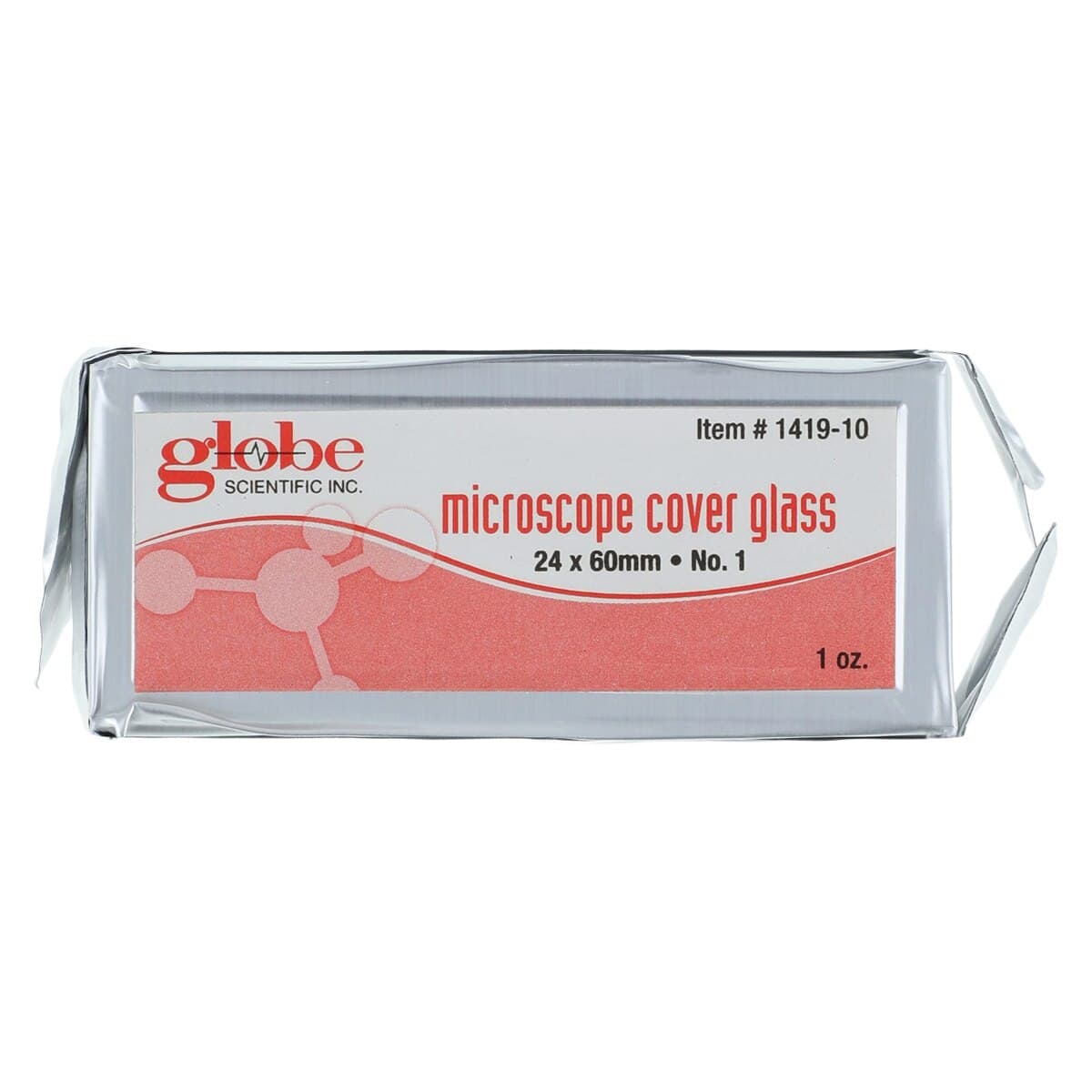 Globe Scientific Microscope Cover Glass, 24x60mm, Thickness #1, 10 per Box thumbnail 3