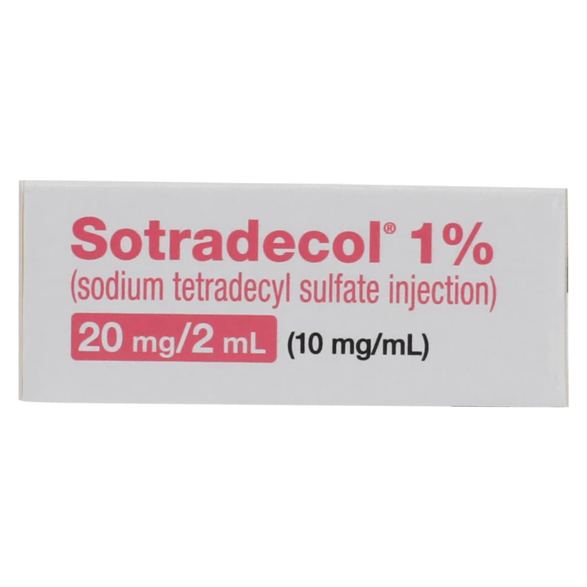 Sotradecol Injection 10mg/mL, 2mL Multi-Dose Vial, 5/Package thumbnail 7