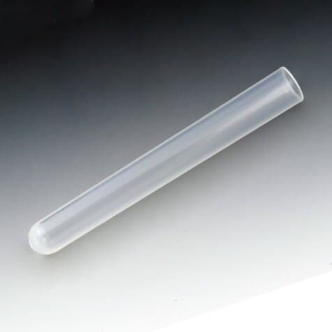 Globe Scientific Polypropylene Test Tube, 8mL, 13x100mm, Non-Graduated, Clear, Round Bottom, Non-Sterile, Disposable, 1000/Case thumbnail 2