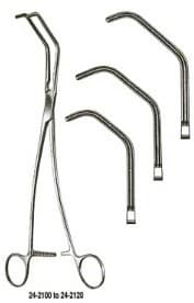 Debakey-Satinsky Atraumatic Forcep, 9-1/4" Stainless Steel, Each - Satinsky Debakey Vascular - Image 1