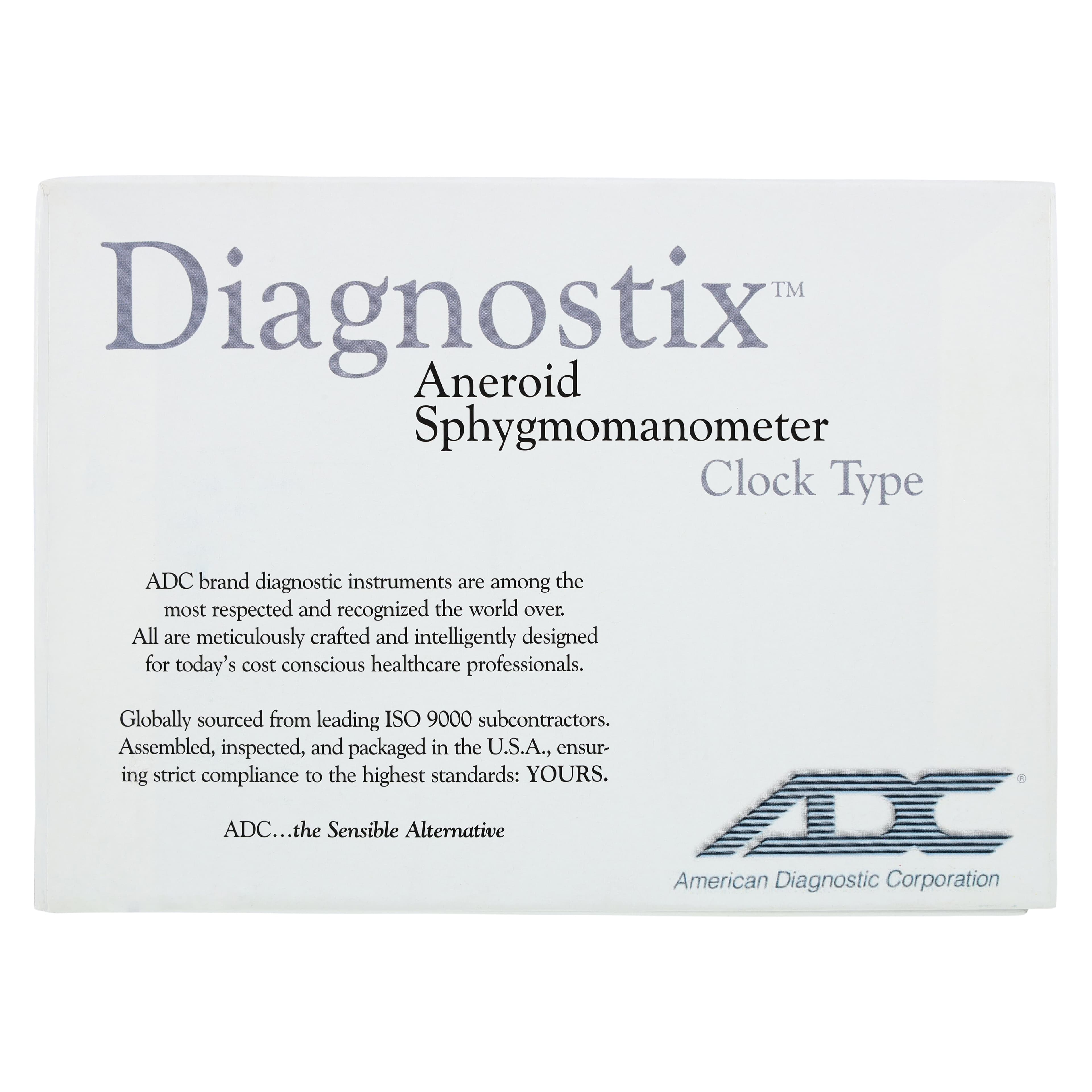 Diagnostix Wall Aneroid Sphygmomanometer, Size 11, Black/Ivory, Latex-Free, 6" Lumescent Dial thumbnail 10