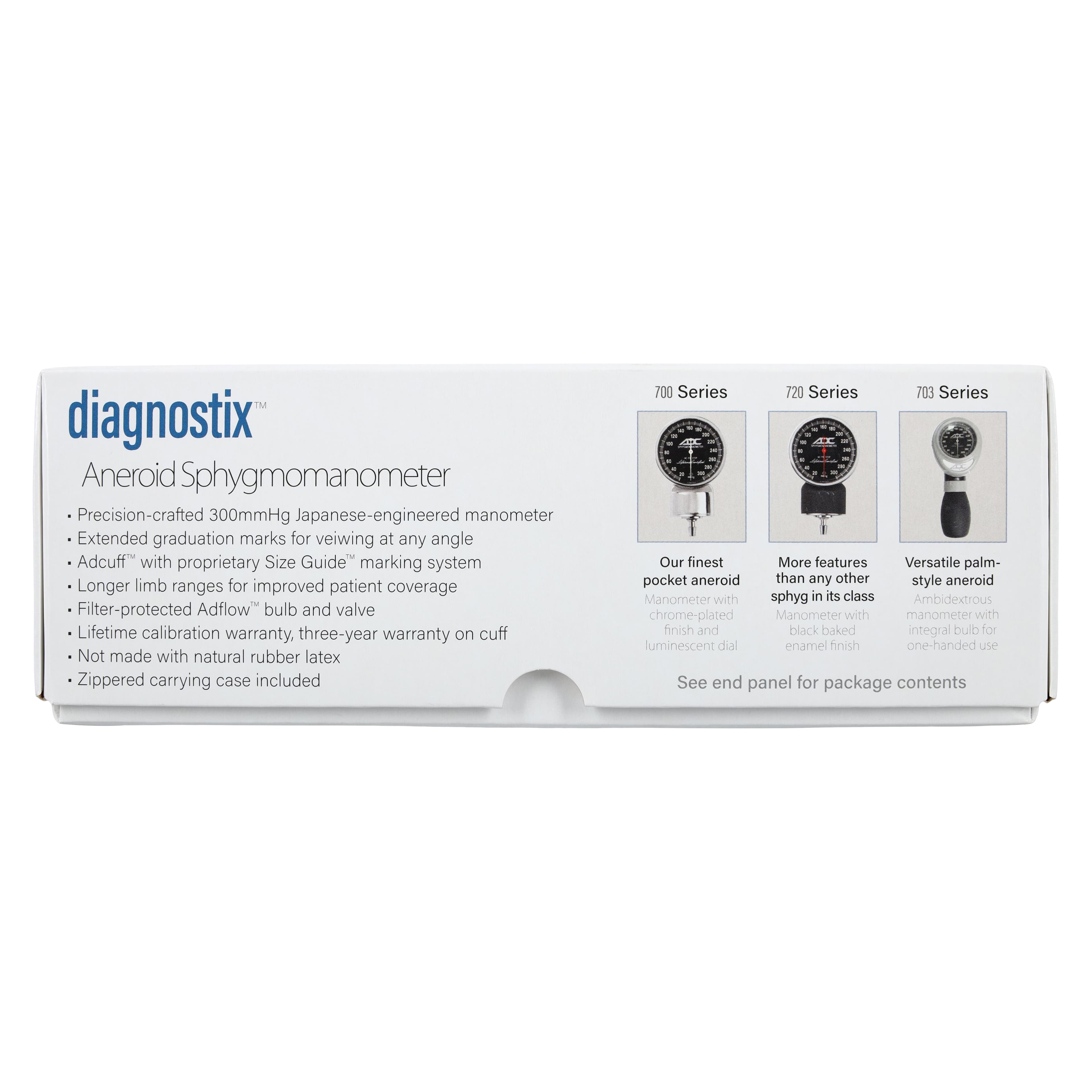Diagnostix Palm Aneroid Sphygmomanometer, Size 11, Black, Latex-Free, Arm Dial Display thumbnail 7