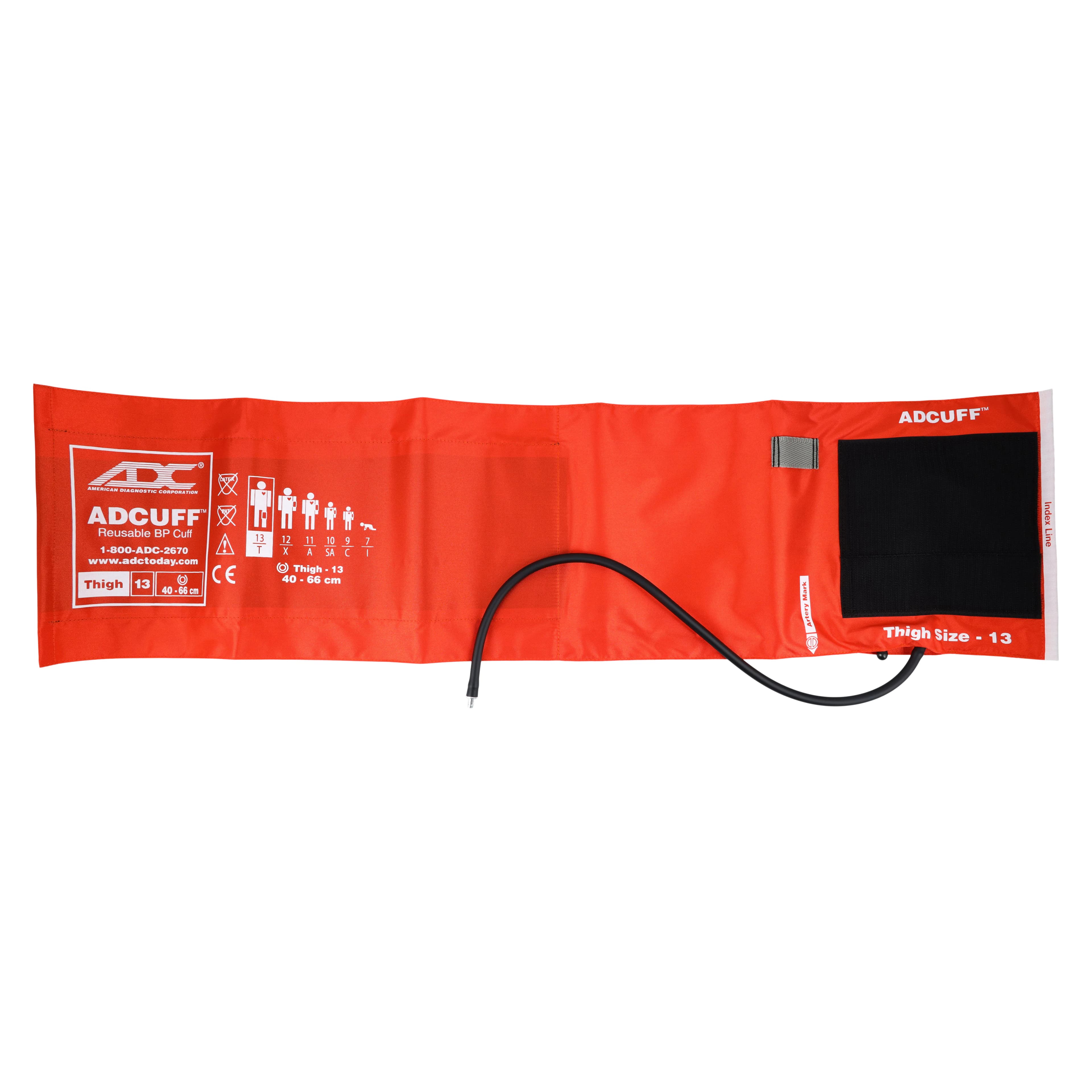 American Diagnostic Multikuf System 5 Blood Pressure Cuff Kit, Size 9-13, Orange, Latex-Free thumbnail 17