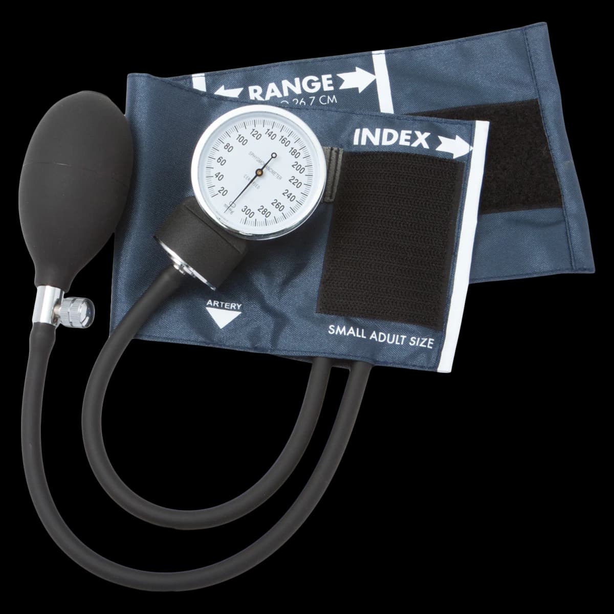 American Diagnostic Prosphyg 775 Series Aneroid Sphygmomanometer, Size 10, Navy Blue, Latex-Free thumbnail 2