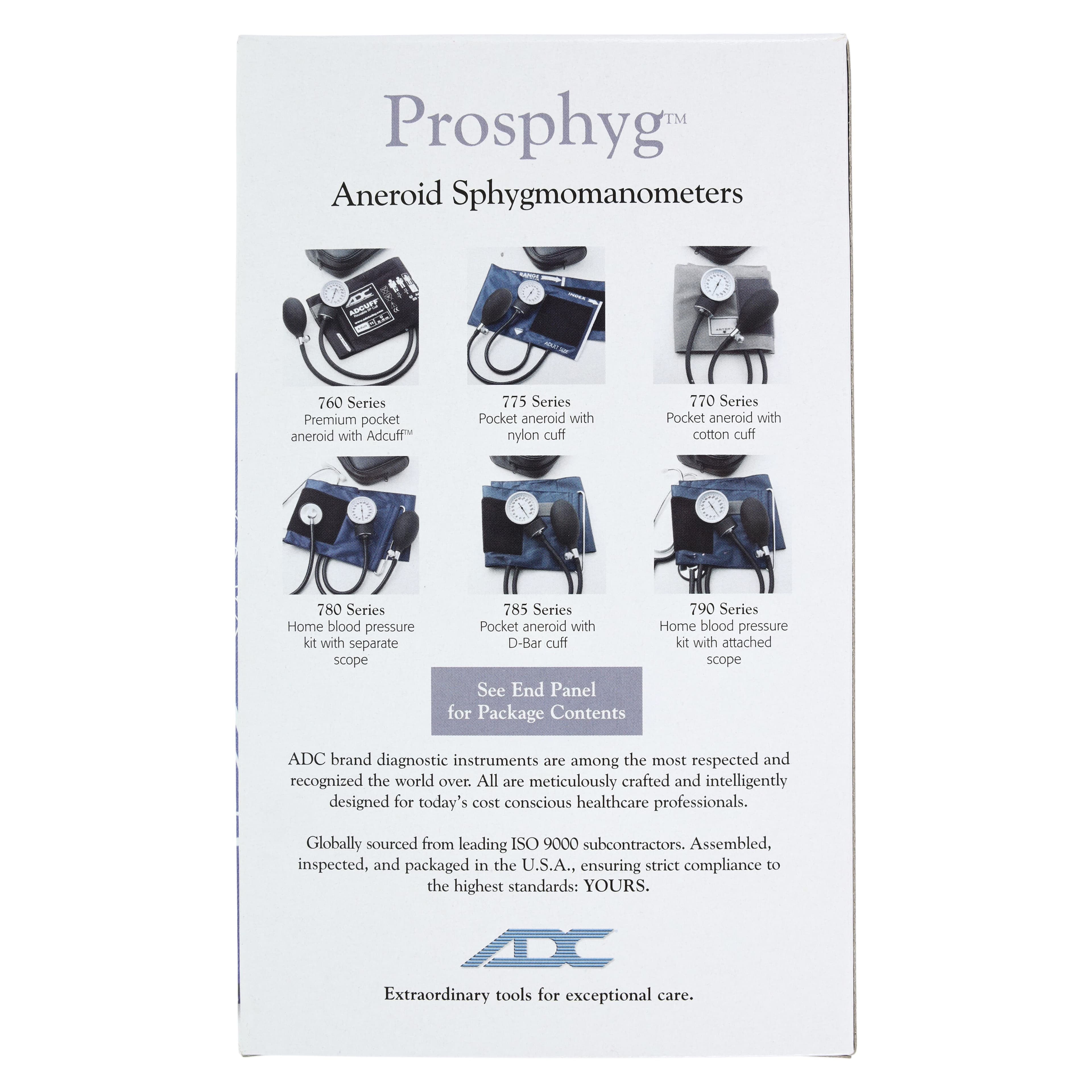 Prosphyg 760 Series Aneroid Sphygmomanometer, Size 11, Orange, Latex-Free, Arm Dial Display thumbnail 6