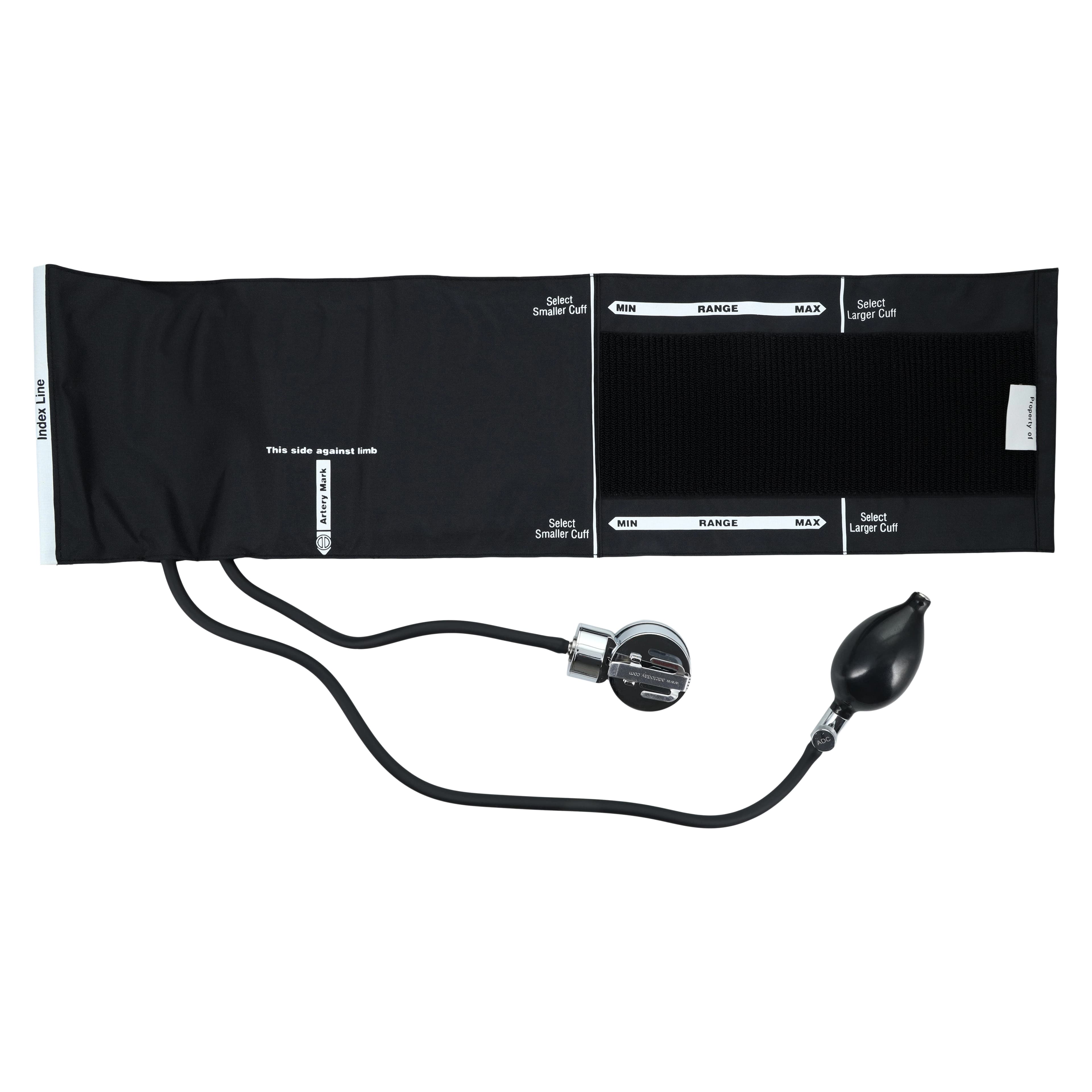 Diagnostix Aneroid Sphygmomanometer, Size 12, Black, Latex-Free, Arm Dial Display thumbnail 4