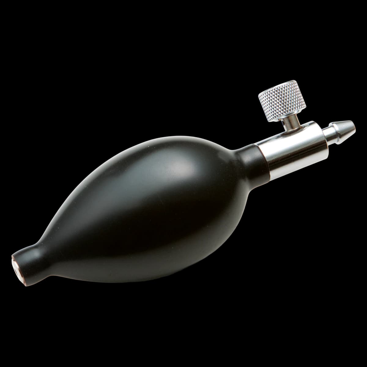 Adflow Inflation Bulb and Valve, Black, Latex-Free, for Aneroid/Mercury Blood Pressure Instruments - Adflow Bulb and Valve - Image 1