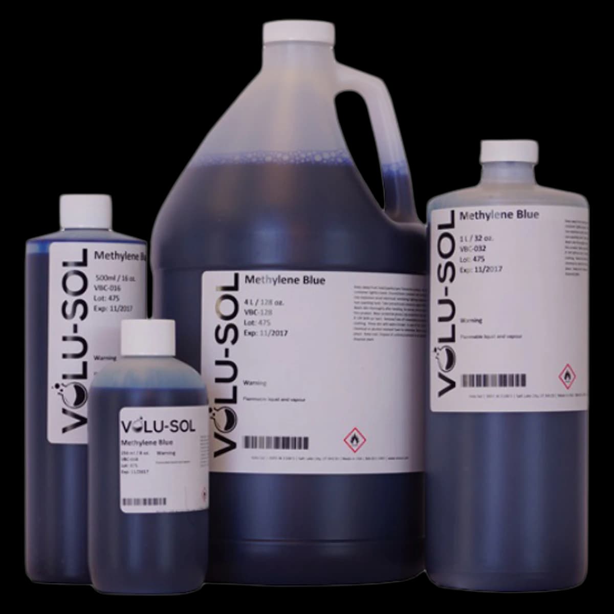 Volu-Sol Methylene Blue Stain, 32 oz Bottle - Methylene Blue - Image 1