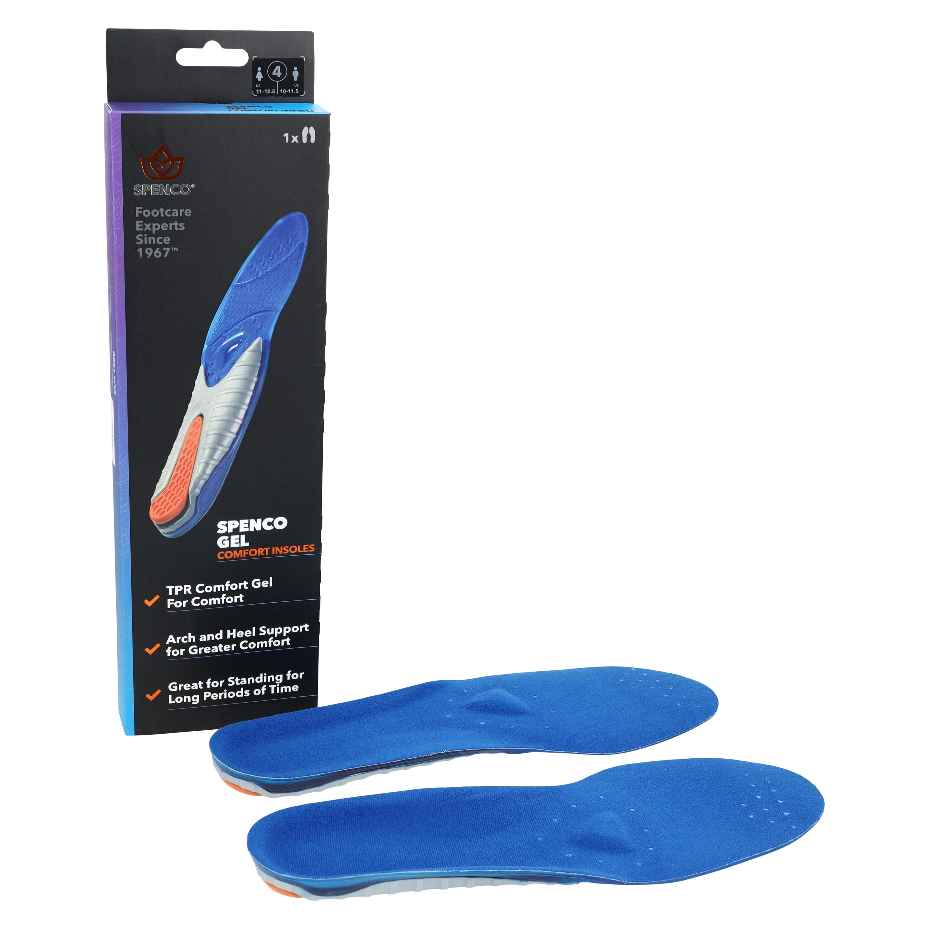 Performance Gel Insole, Full Length, Women's 11-12.5 / Men's 10-11.5 thumbnail 2