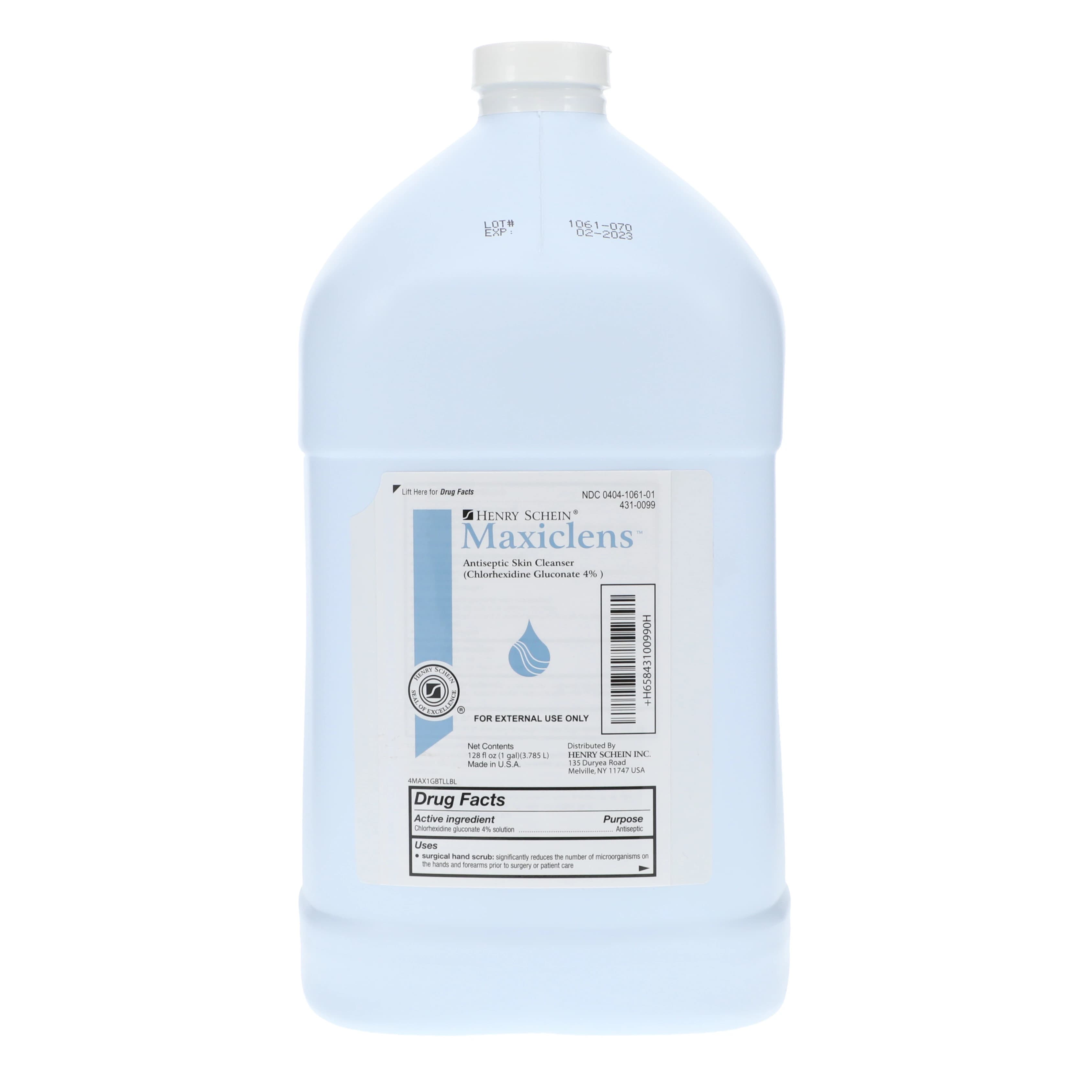 Maxiclens Antimicrobial Soap, 4% Chlorhexidine Gluconate, 1 Gallon Bottle - Maxiclens Antimicrobial Soap - Image 1