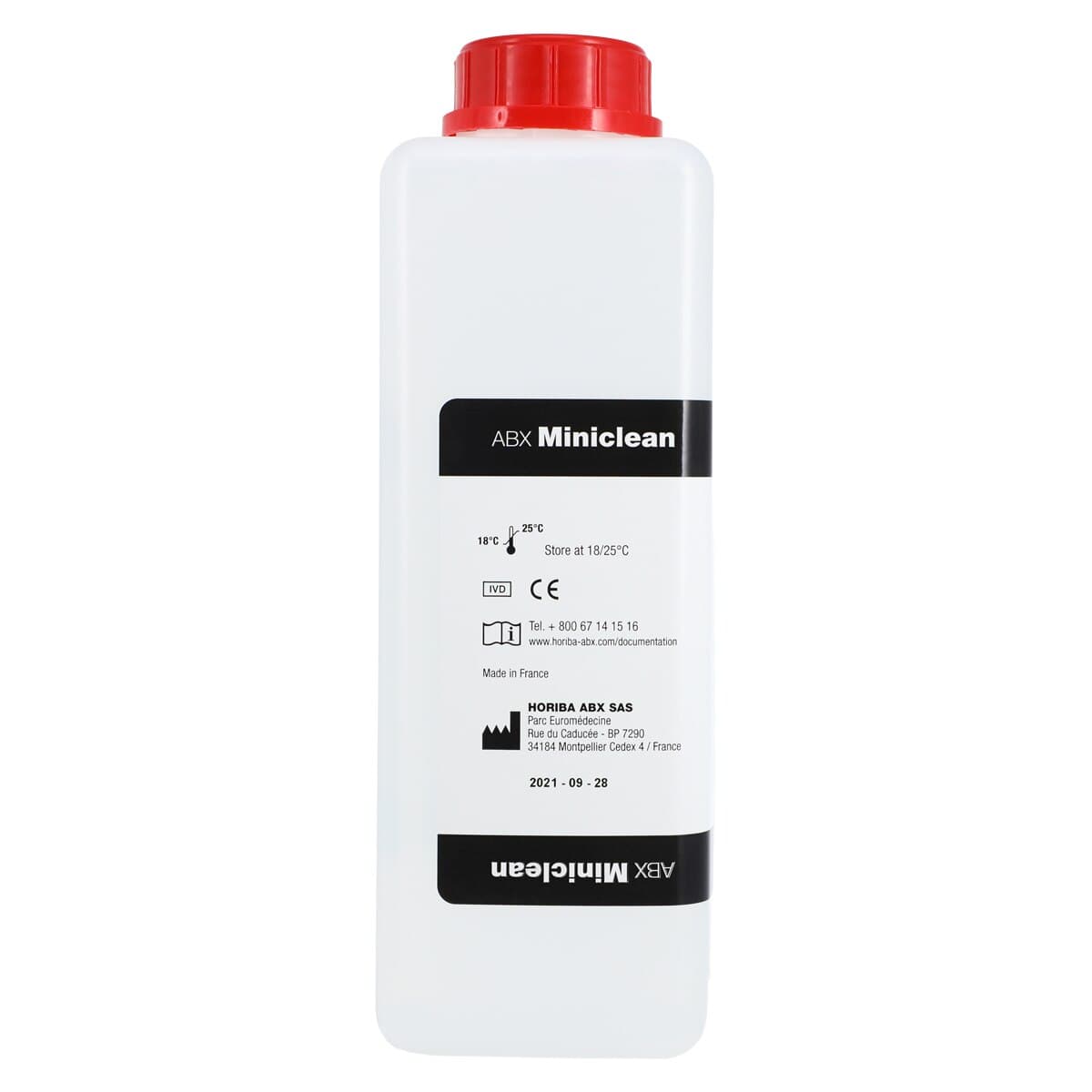 ABX Mini Clean Reagent, 1 Liter, For ABX/Micros 60/Micros CRP 200 thumbnail 3